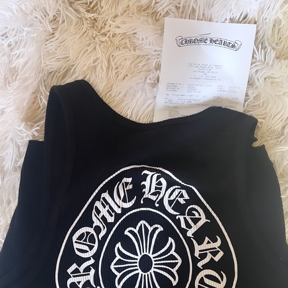 Authentic Chrome Hearts Tank - Picture 2 of 3